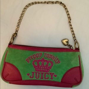 Juicy Couture Pink and Green Purse